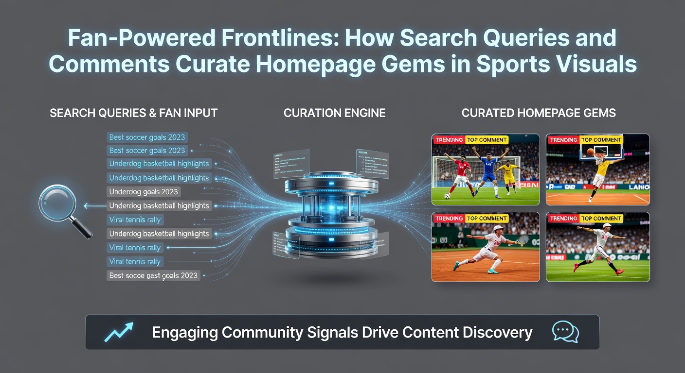 Close-up of comment section under a sports visual, showing upvotes, replies, and trending discussions that influence homepage ranking