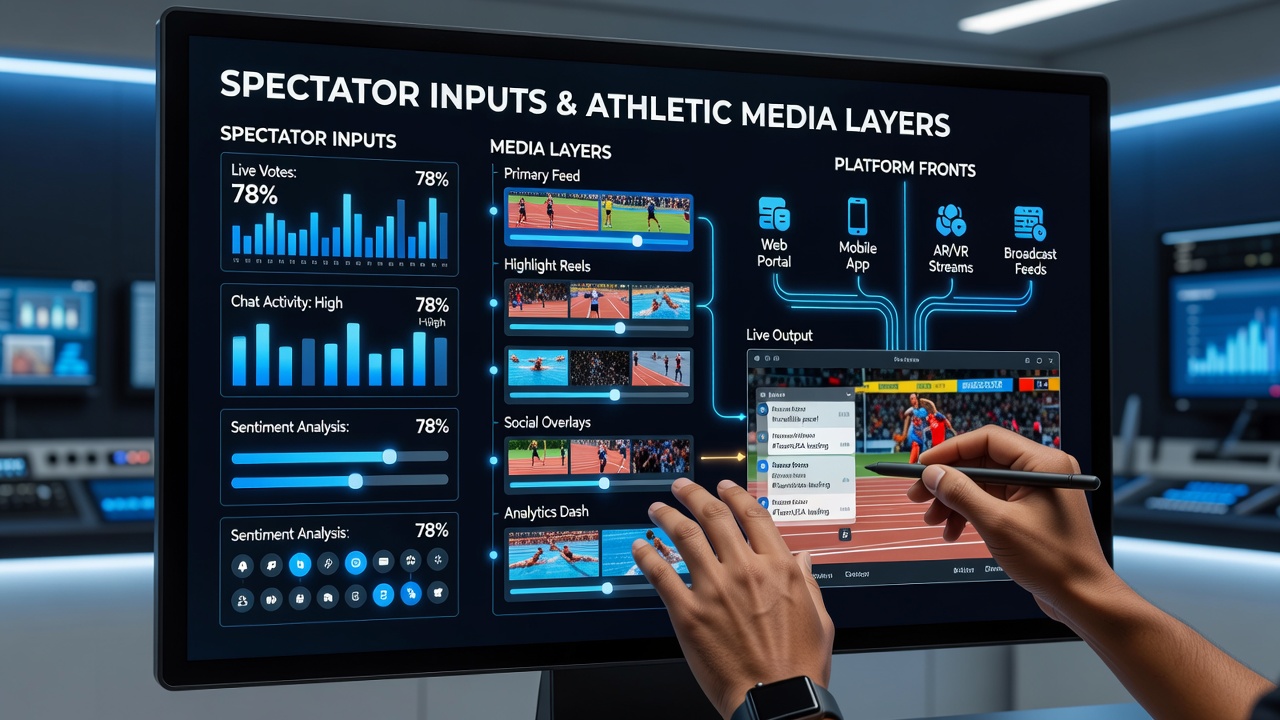Audience Interactions Guiding Athletic Content Structures Across Platform Interfaces