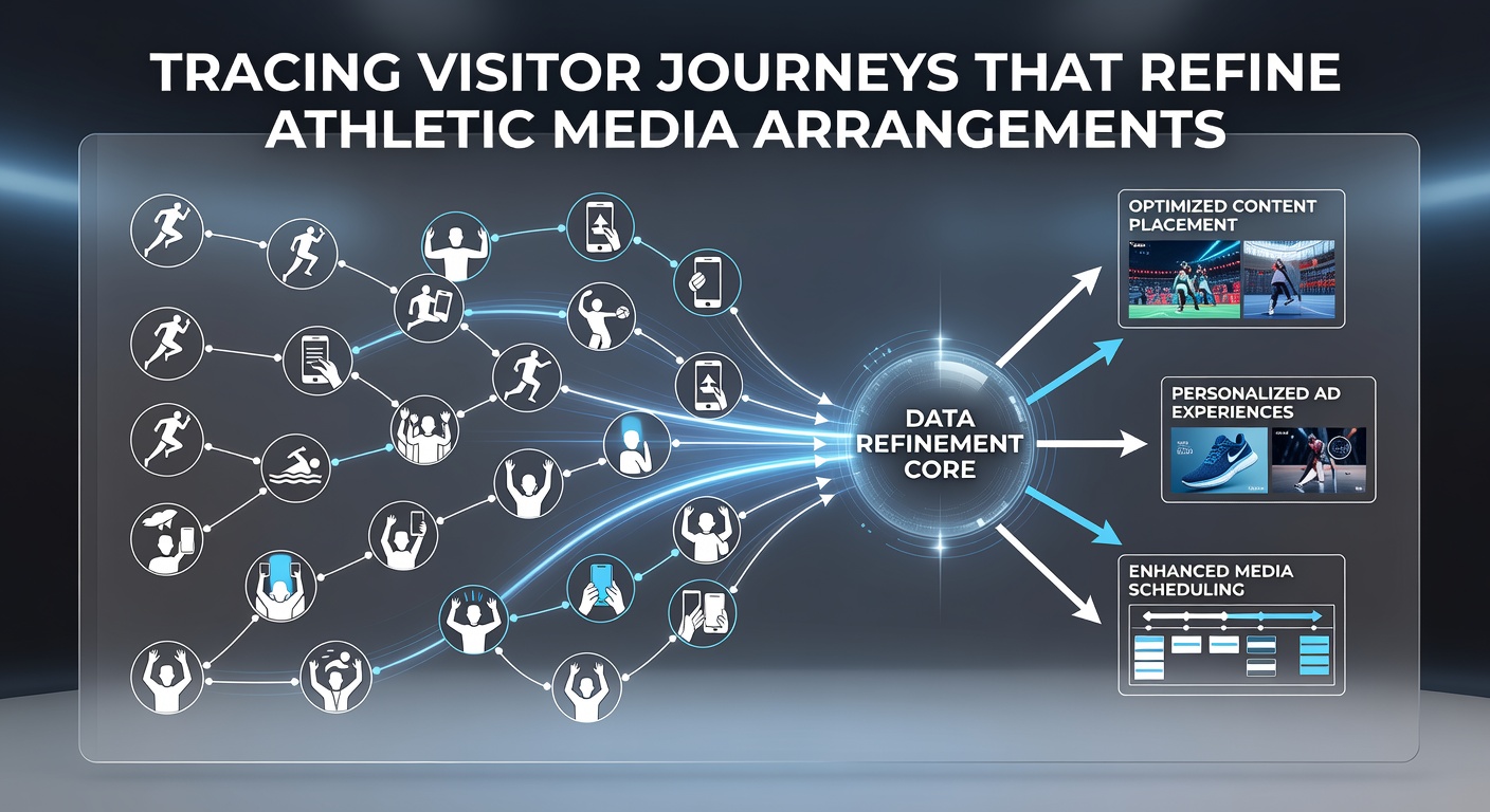 Diagram showing user navigation paths through sports media platform sections including search results, video highlights, and image galleries